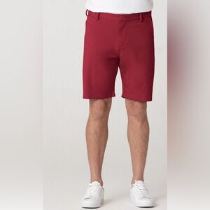 Swet Tailor Men’s The Everyday Chino Short in Red Wine soft Size 32 NWT